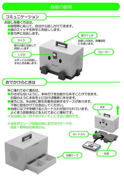 お薬わすれん坊の守り神 スマイルメディくん